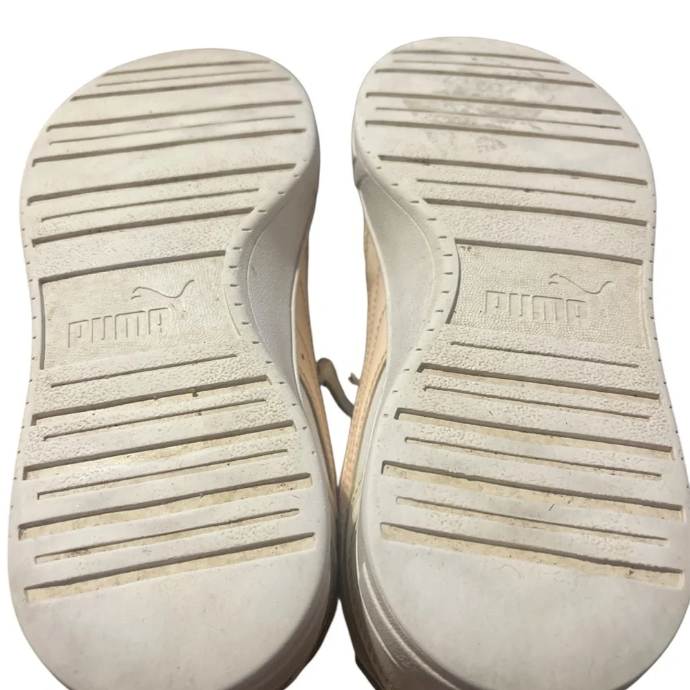 Puma Off-White Leather Sneakers